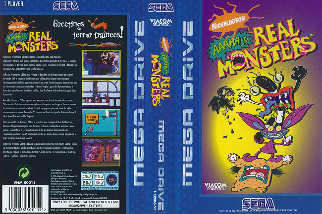 Aaahh real monsters sega прохождение